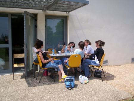 pour certains, les repas étaient en plein air