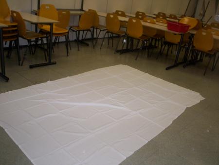 ... et leur drap à préparer...